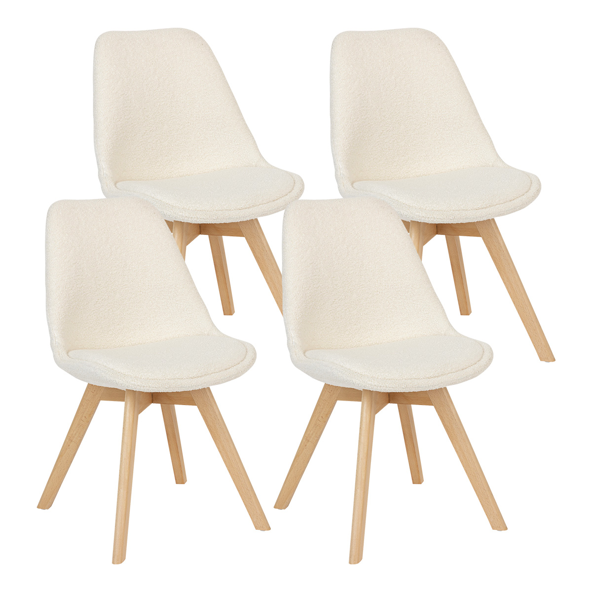Lot de 4 chaises Baya Salle à manger Chaises, fauteuils de table