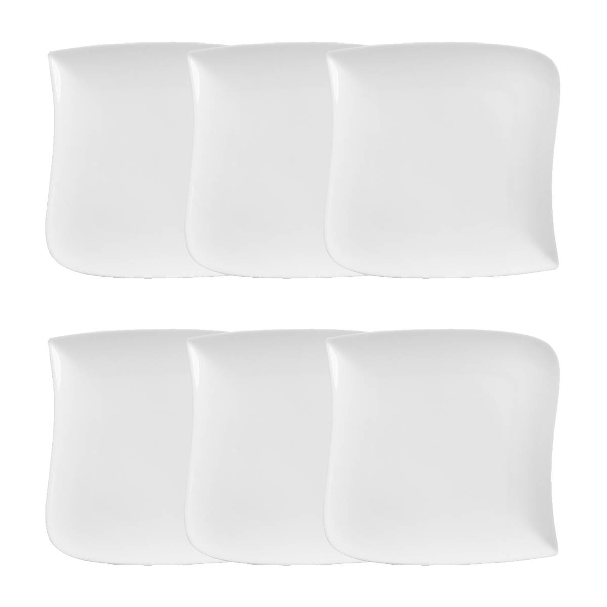Lot de 6 assiettes creuses Vague Vaisselle Assiettes creuses
