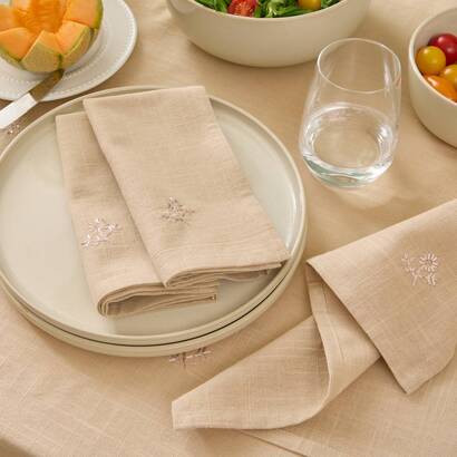 Lot de 4 serviettes de table Joy Linge de table Sets de table