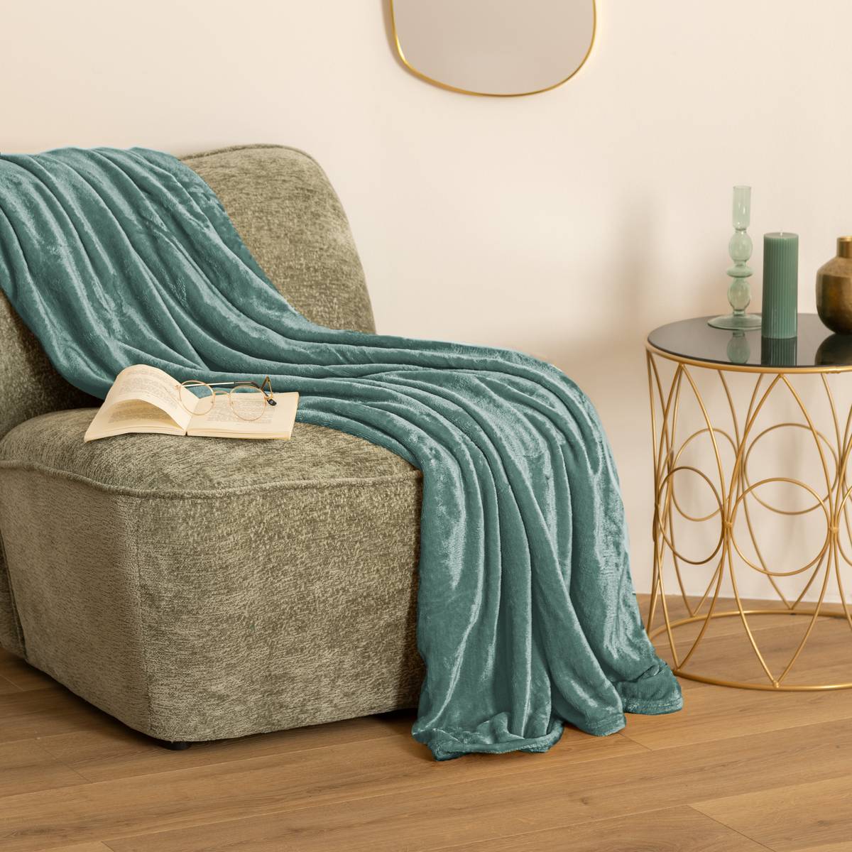 Plaid flanelle Ollis Coussins, plaids Plaids
