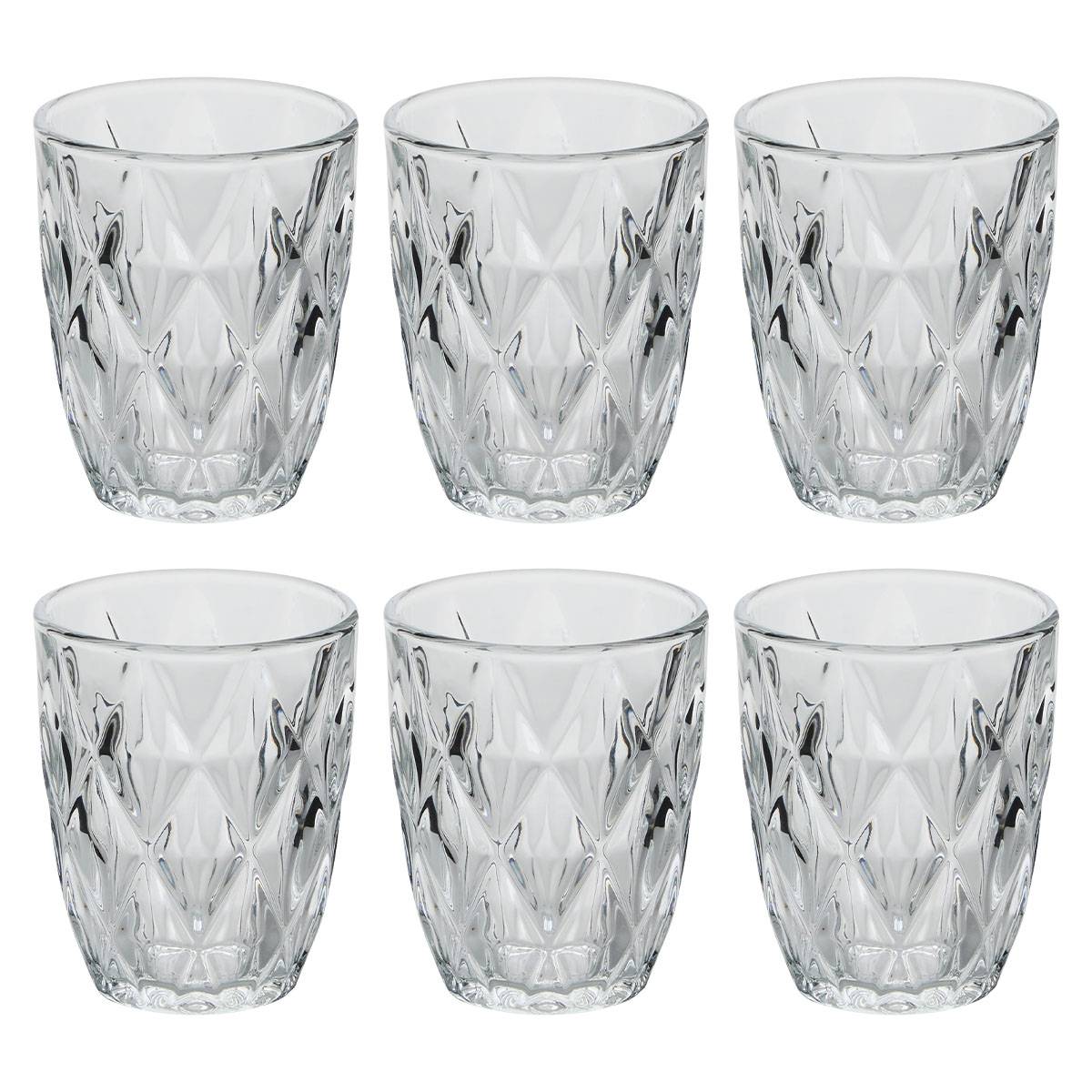 Lot de 6 gobelets bas Lea Verres, carafes Verres à eau