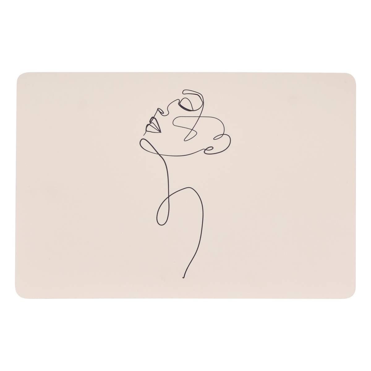 Set de table Visage Linge de table Sets de table