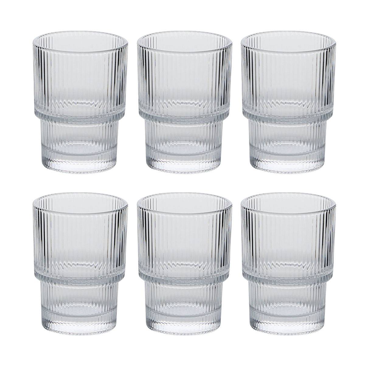 Lot de 6 gobelets bas Emil'Ieau Verres, carafes Verres à eau