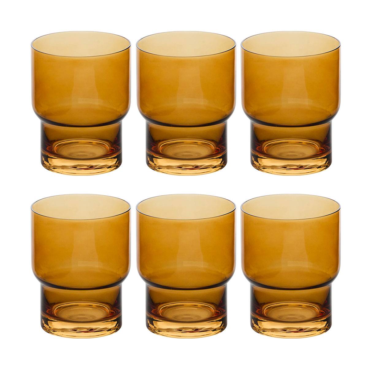 Lot de 6 gobelets bas Ella Verres, carafes Verres à eau