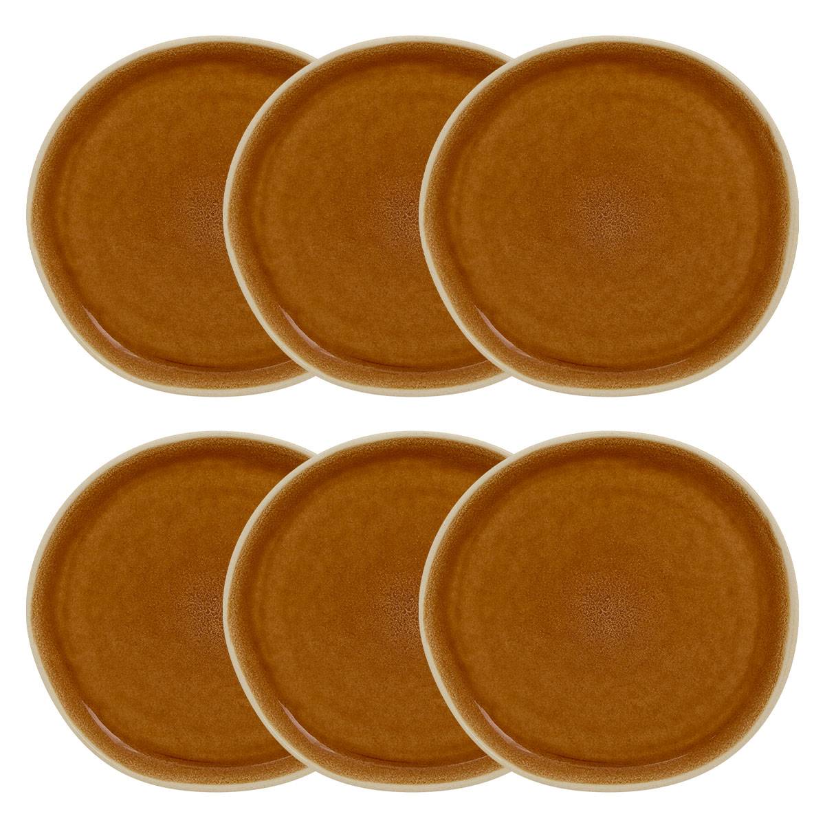 Lot de 6 assiettes à dessert Wonja Vaisselle Assiettes à dessert