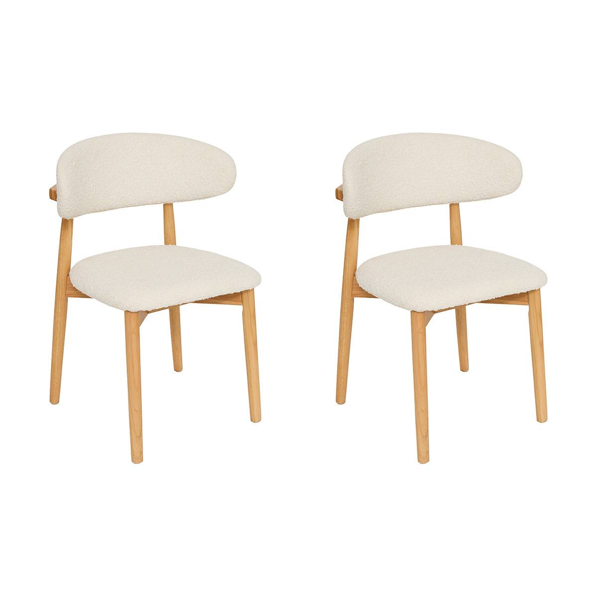 Lot de 2 chaises Sari Salle à manger Chaises, fauteuils de table