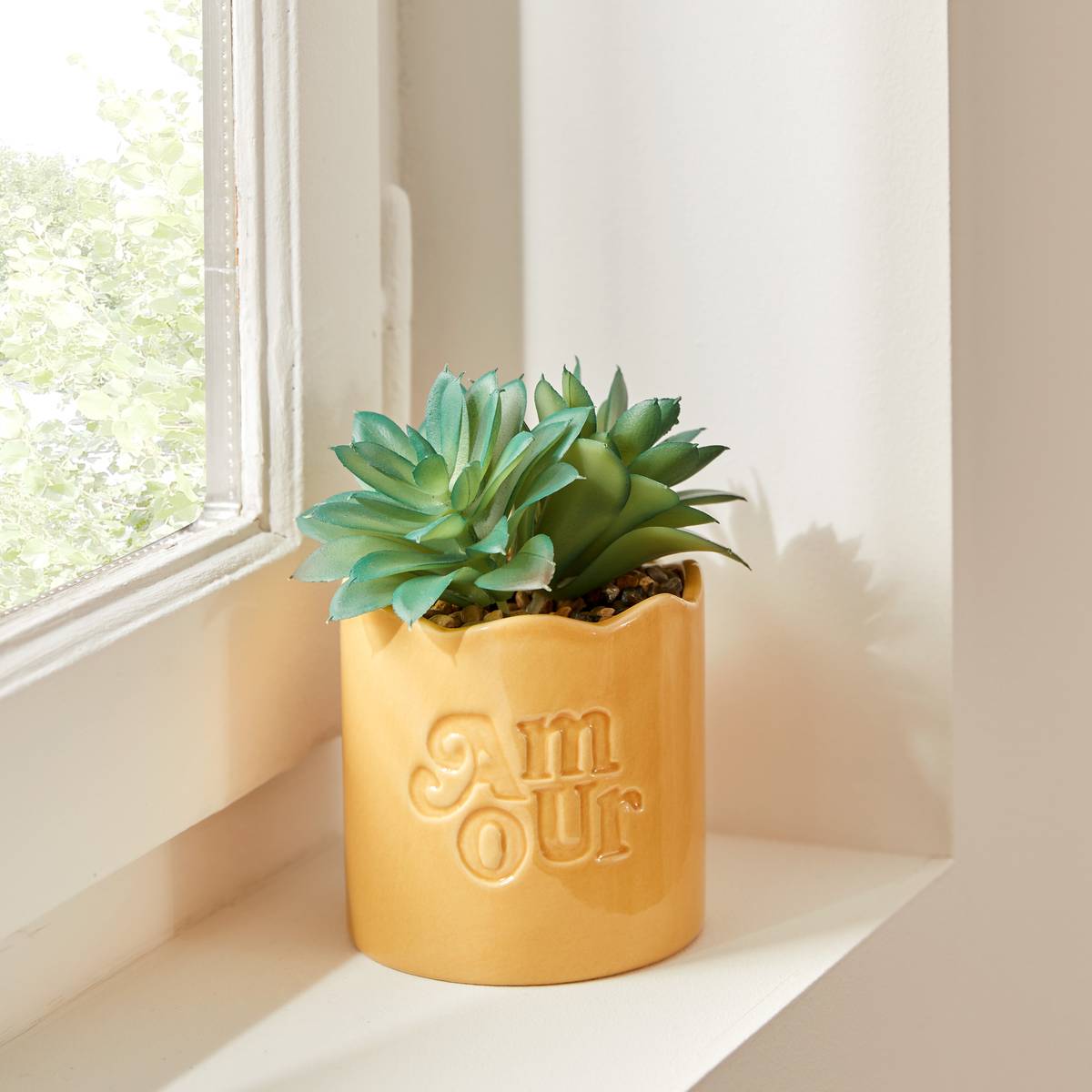Plante artificielle en pot Cheri Plantes, vases Plantes artificielles