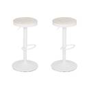 Lot de 2 tabourets de bar Ilsa Salle à manger Tabourets de bar
