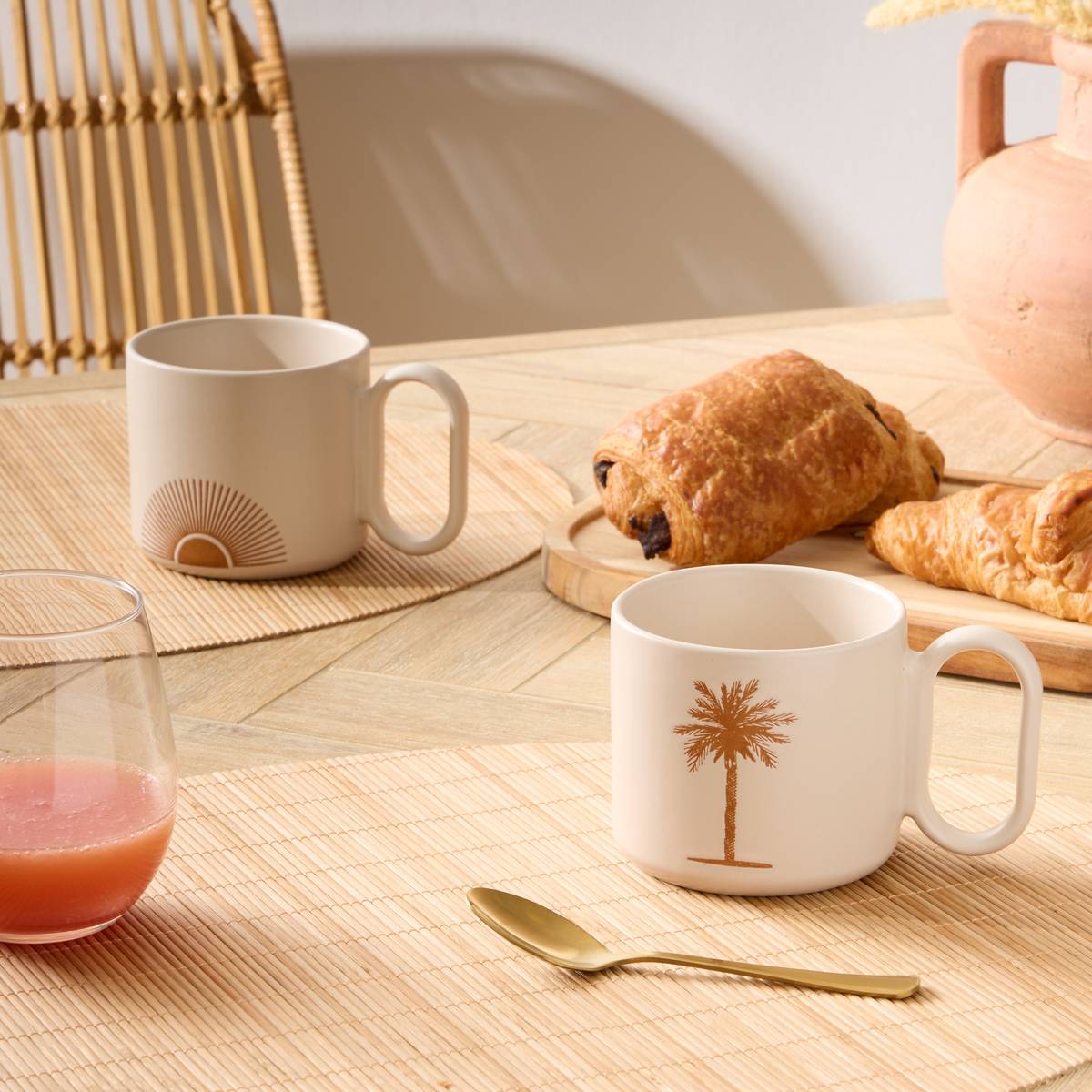 Coffret 2 mugs Sunshine Vaisselle Tasses, mugs