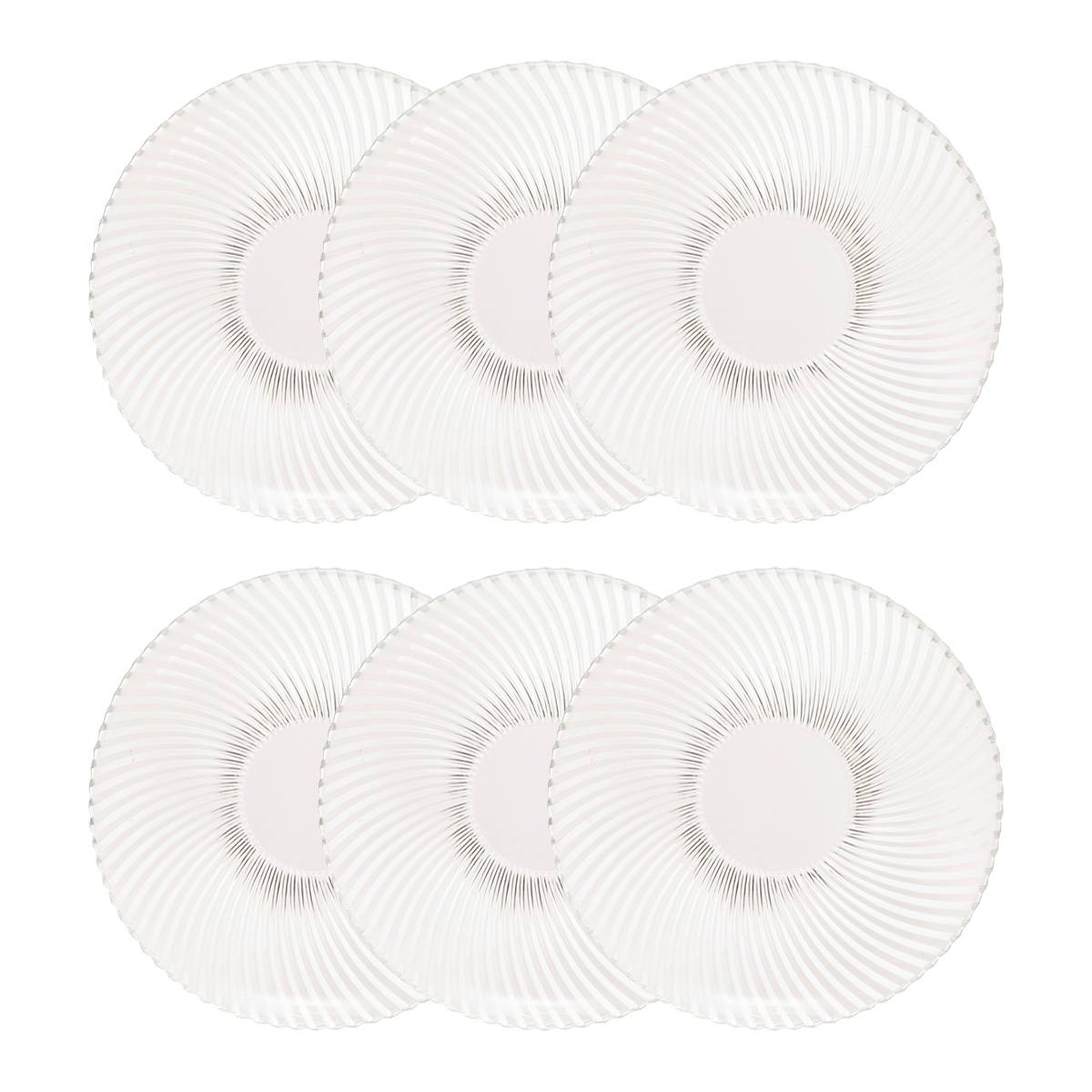 Lot de 6 assiettes plates Odyssee Vaisselle Assiettes plates