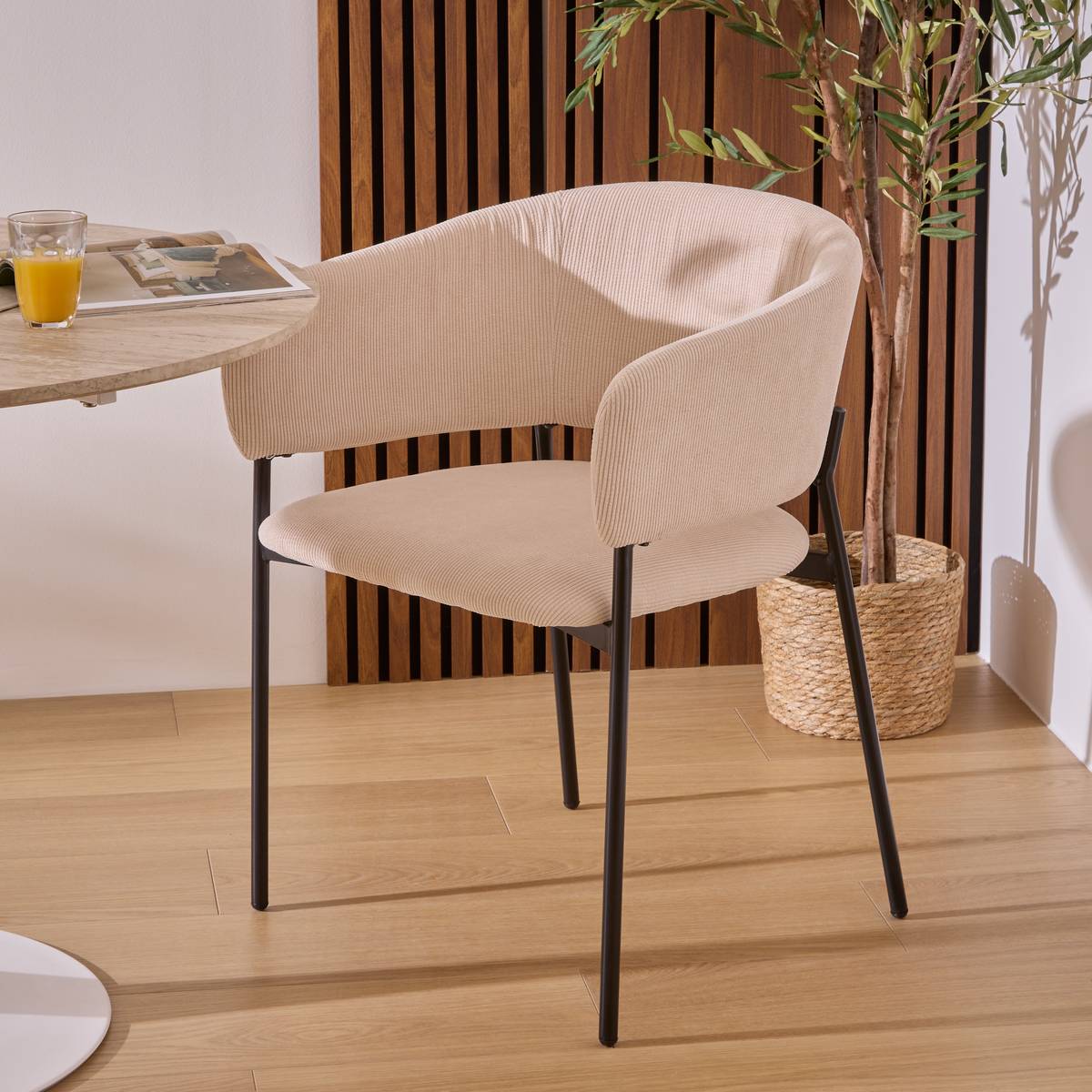 Lot de 2 fauteuils Solea Salle à manger Chaises, fauteuils de table