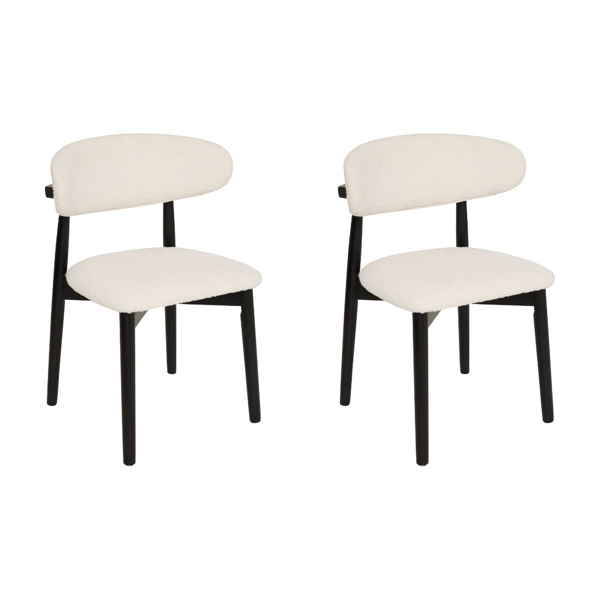 Lot de 2 chaises Sari Salle à manger Chaises, fauteuils de table