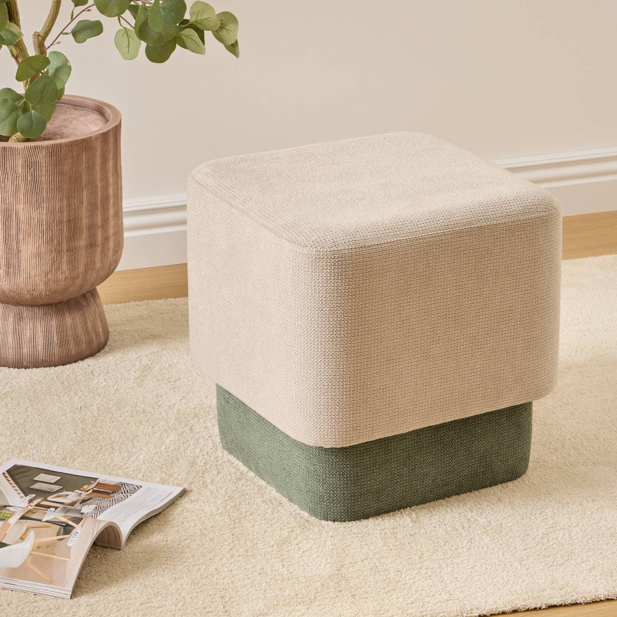 Pouf 2 en 1 Doki Salon Poufs