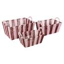 Lot de 3 cagettes Cherie Rangements déco Boites de rangement
