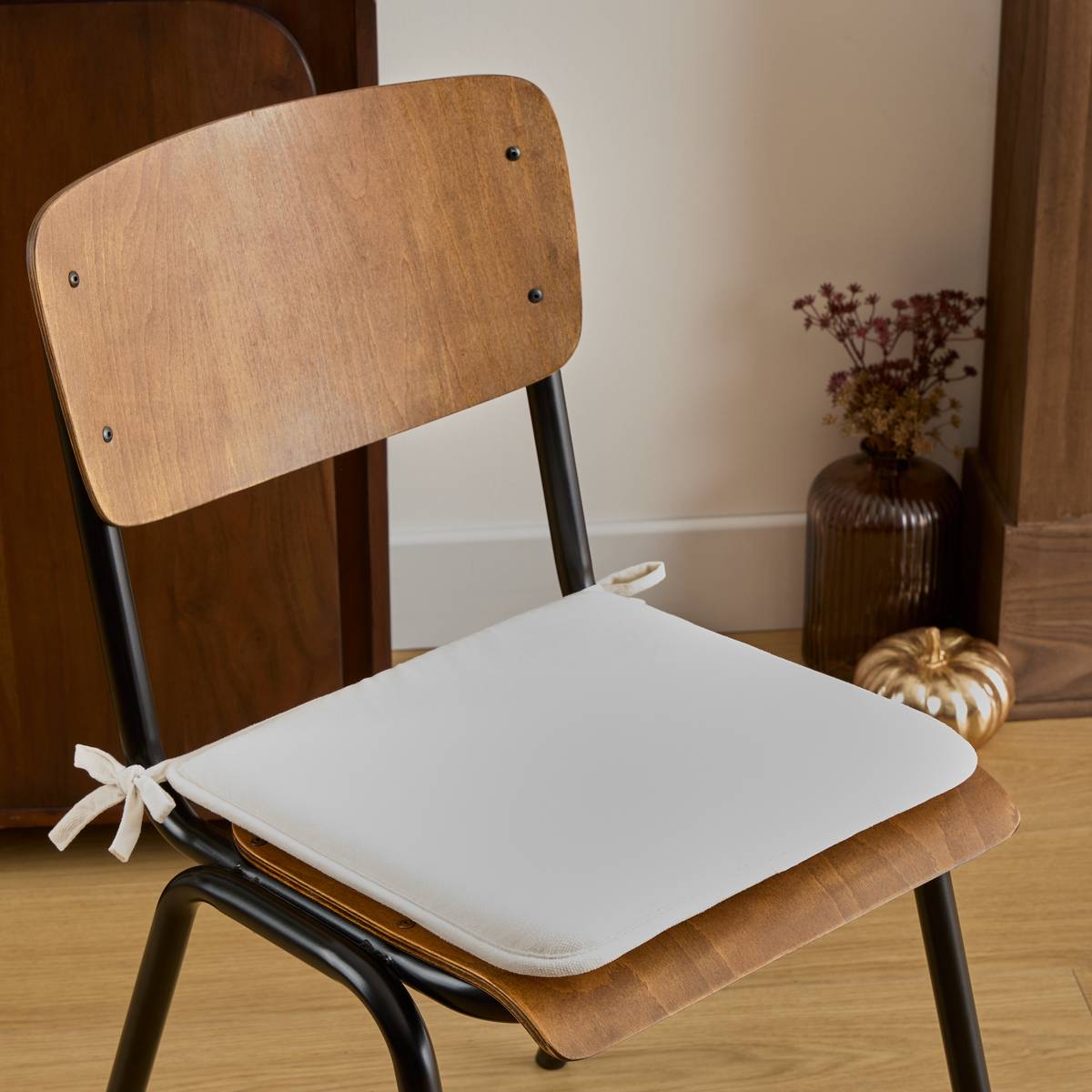Galette de chaise Lilou Coussins, plaids Galettes de chaise