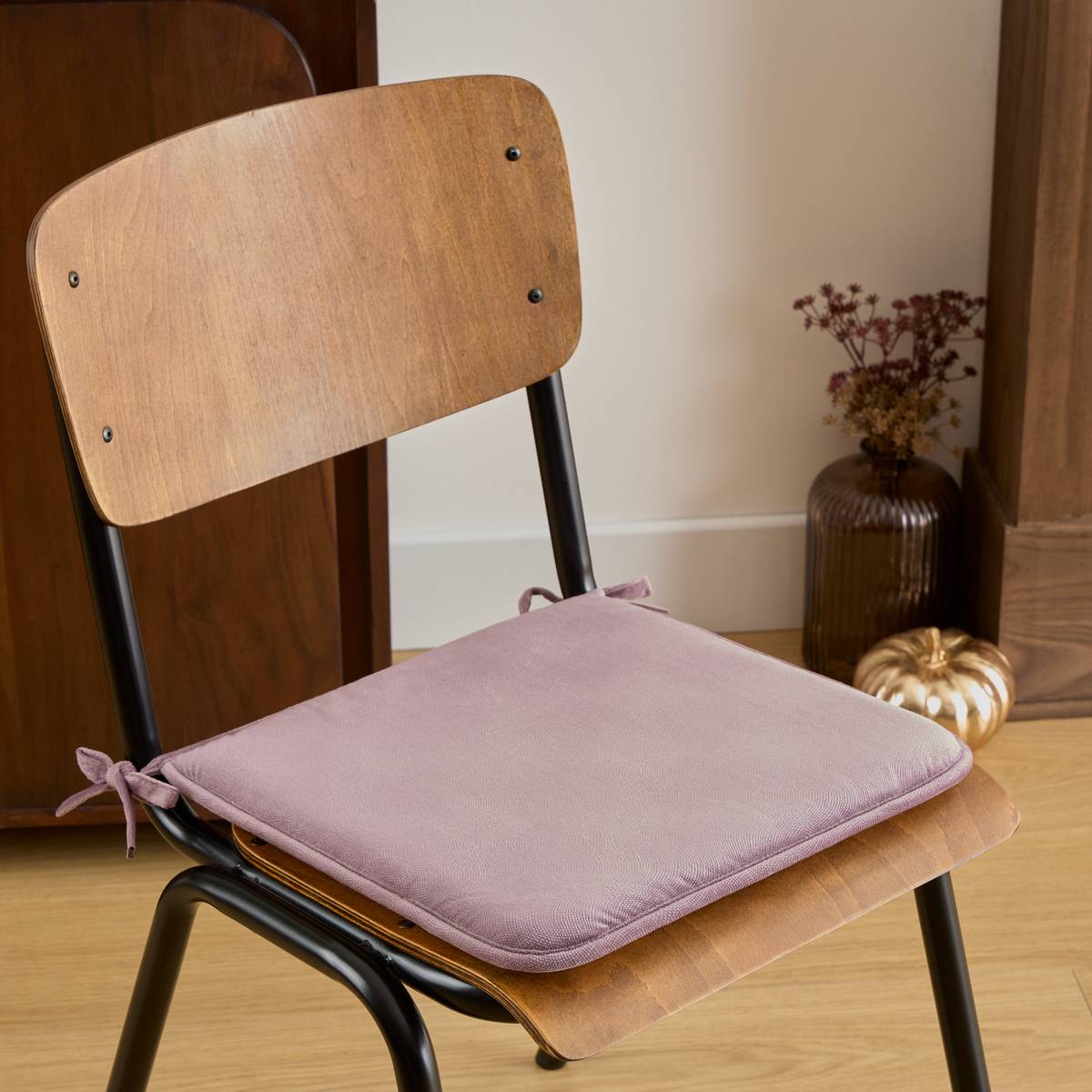Galette de chaise Lilou Coussins, plaids Galettes de chaise
