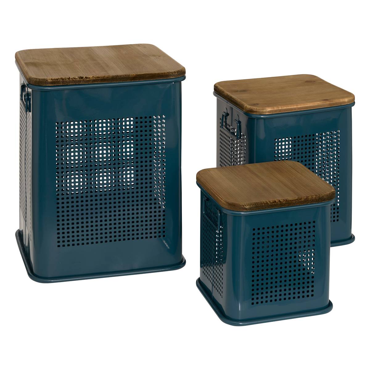 Lot de 3 coffres Azar Rangements déco Malles