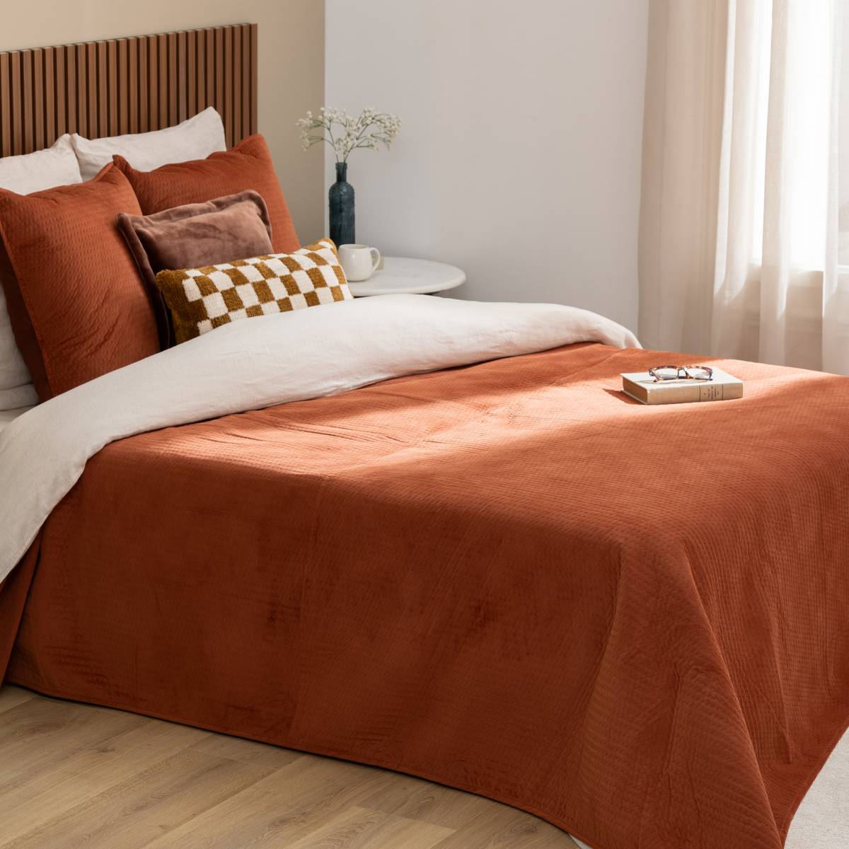 Dessus de lit et 2 taies d'oreiller Lilou Linge de lit Couvre-lits, édredons
