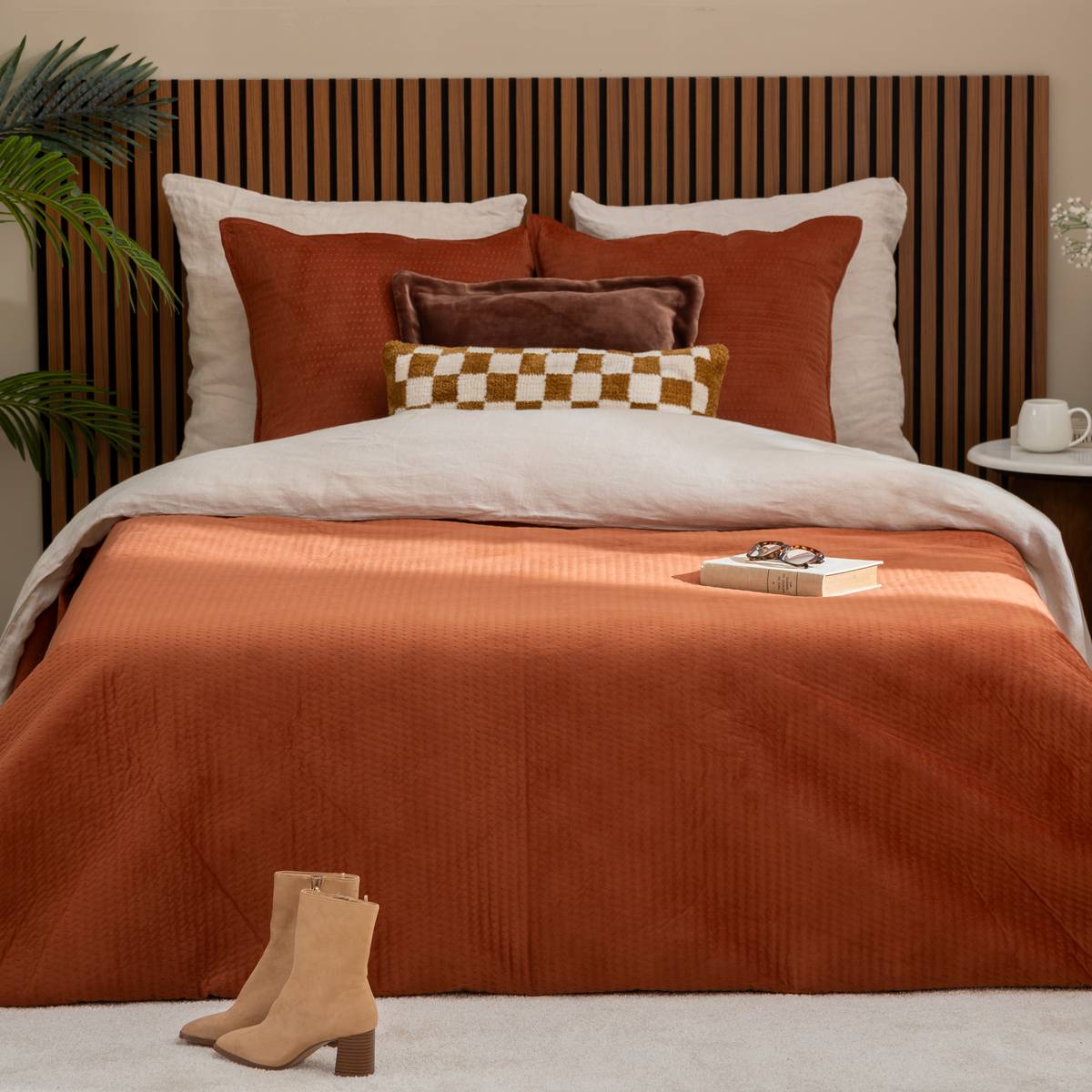Dessus de lit et 2 taies d'oreiller Lilou Linge de lit Couvre-lits, édredons