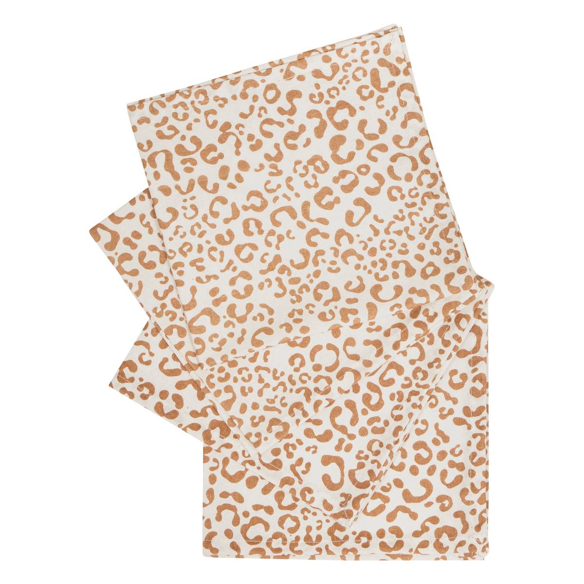 Lot de 4 serviettes de table Leopadi Linge de table Sets de table, serviettes