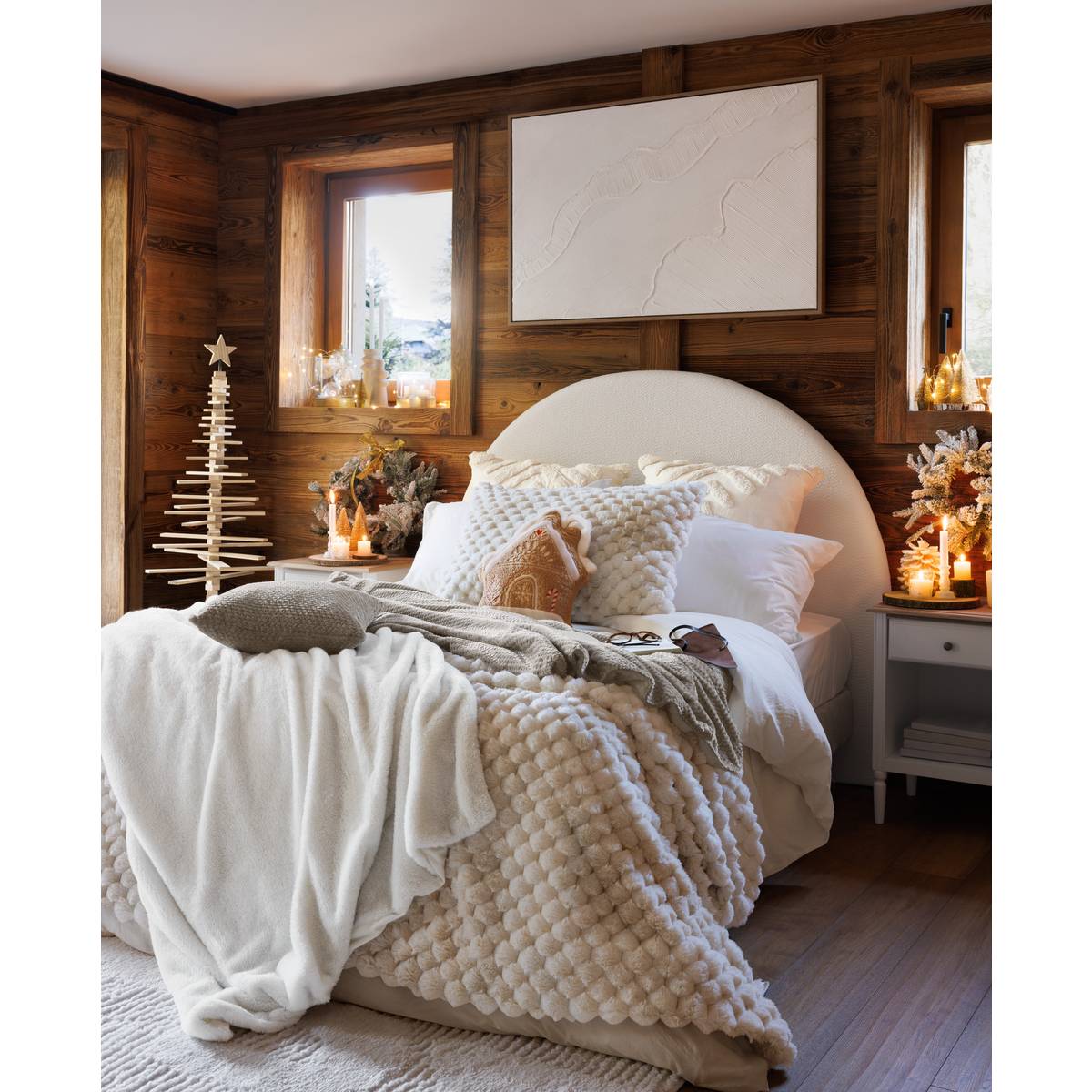 Plaid Adriel Coussins, plaids Plaids fausse fourrure