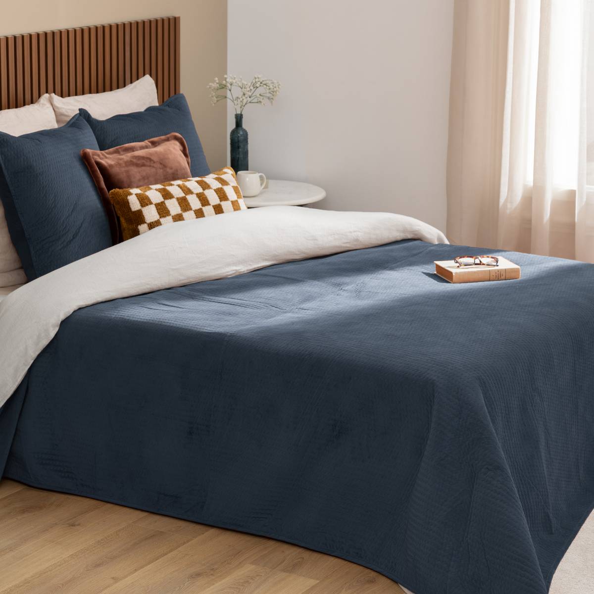 Dessus de lit et 2 taies d'oreiller Lilou Linge de lit Couvre-lits, édredons