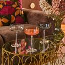 Lot de 6 coupes à champagne Lucia Verres, carafes Flûtes