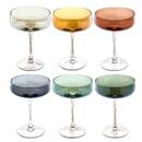 Lot de 6 coupes à champagne Lucia Verres, carafes Flûtes