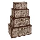 Lot de 4 malles Telna Rangements déco Malles