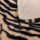 Plaid fausse fourrure imprimé Orana Coussins, plaids Plaids fausse fourrure