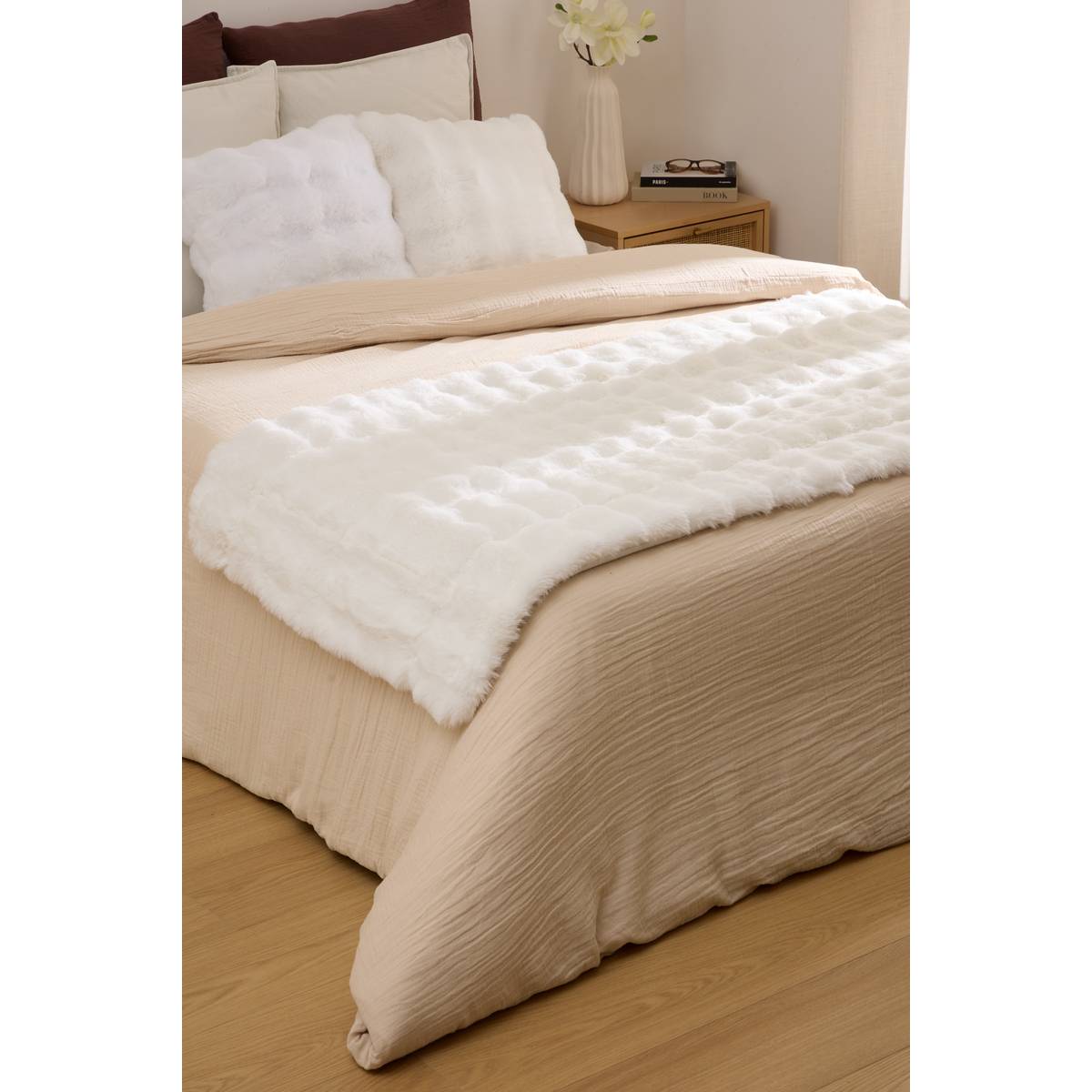 Edredon Zephy Linge de lit Couvre-lits, édredons