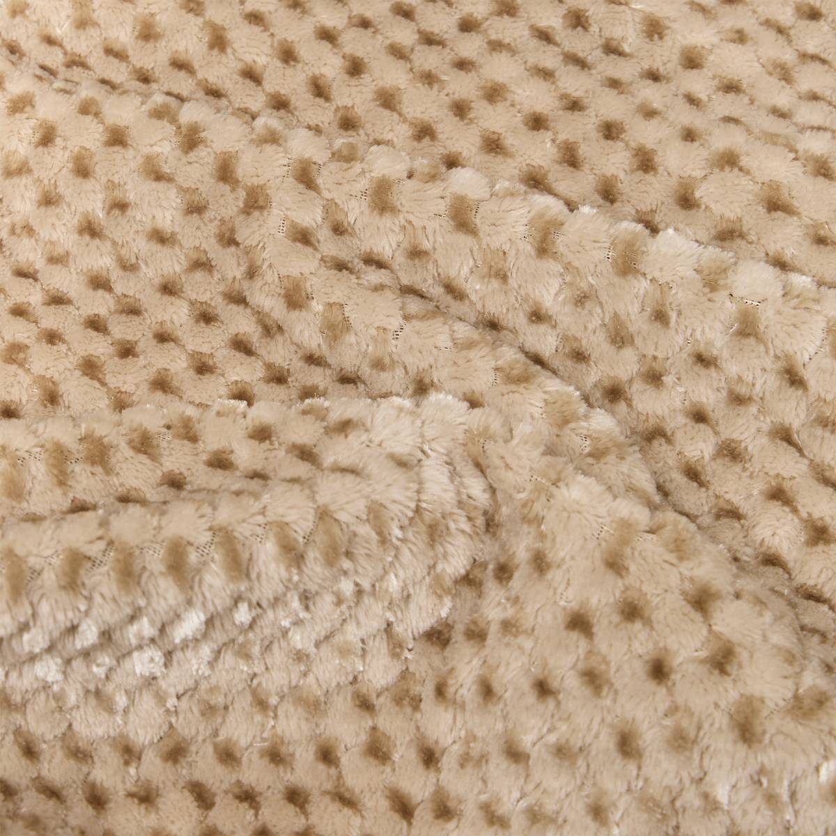 Plaid flanelle effet sherpa Lyno Coussins, plaids Plaids