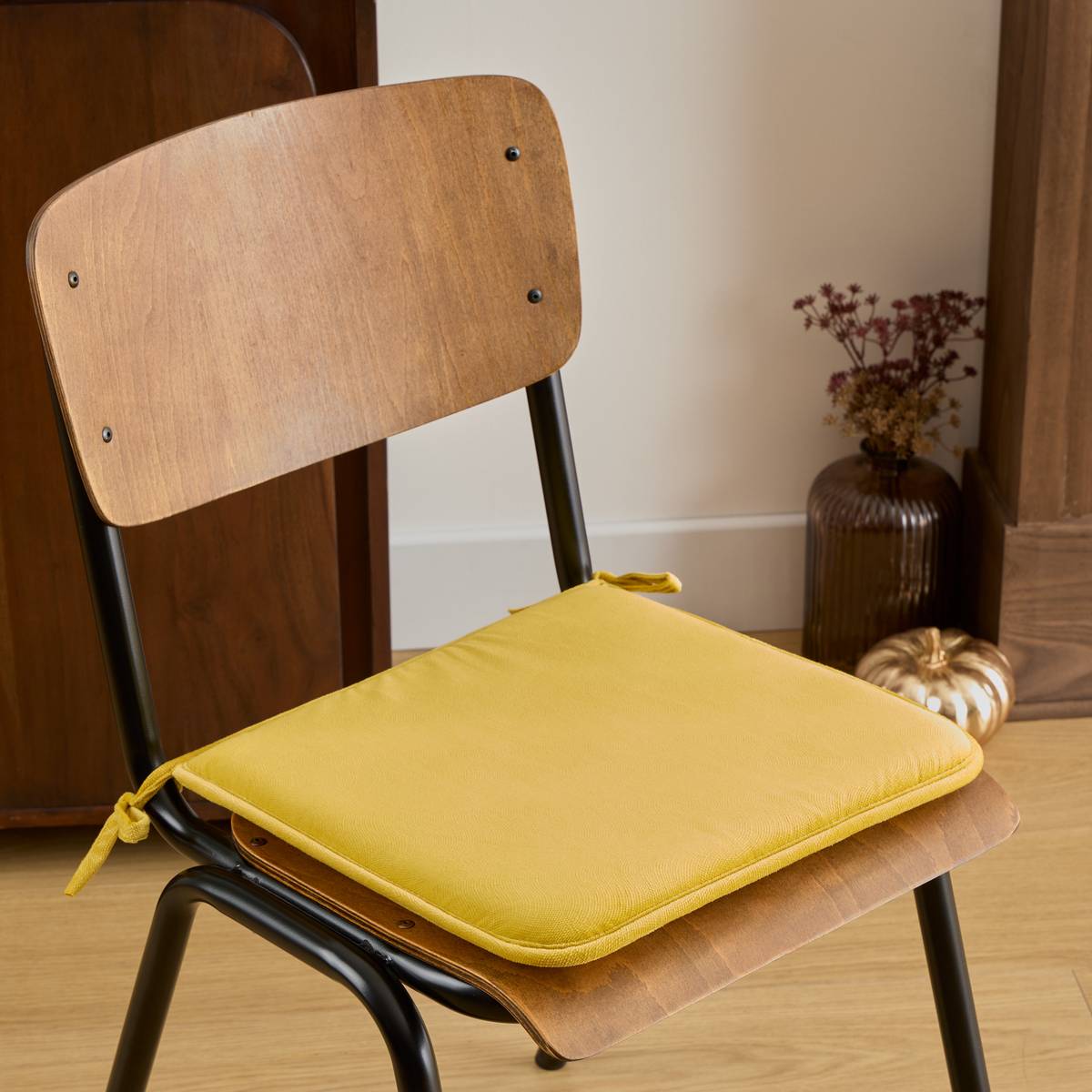 Galette de chaise Lilou Coussins, plaids Galettes de chaise