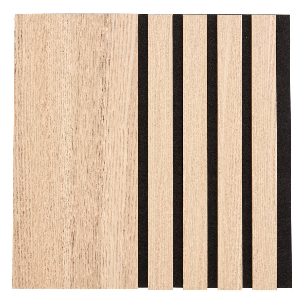 Lot de 3 panneaux décoratifs tasseaux bois Colva Produits Panneaux muraux