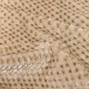 Plaid flanelle effet sherpa Lyno Coussins, plaids Plaids