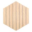 Lot de 3 panneaux décoratifs tasseaux bois Colva Produits Panneaux muraux